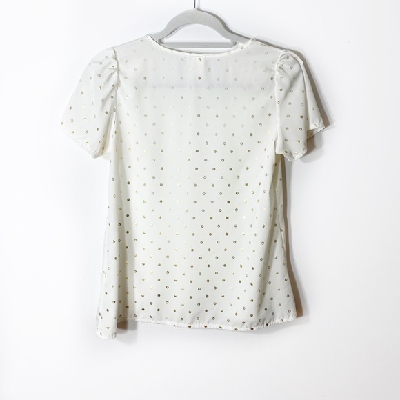 Francescas Gold Polka Dot Top - Picture 3 of 3